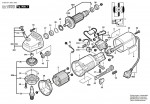 Bosch 0 603 371 060 Pws 600 Angle Grinder 230 V / Eu Spare Parts